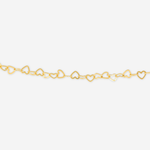 Love Chain Bracelet 19cm - 18ct Solid Gold