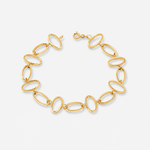 Oval Link Bracelet – 18ct Solid Yellow Gold