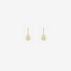 Natural Pearl Hook Earrings – 18ct Yellow Gold