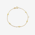 Kids Pearl Bracelet – 18ct Solid Yellow Gold