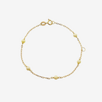 Kids Pearl Bracelet – 18ct Solid Yellow Gold