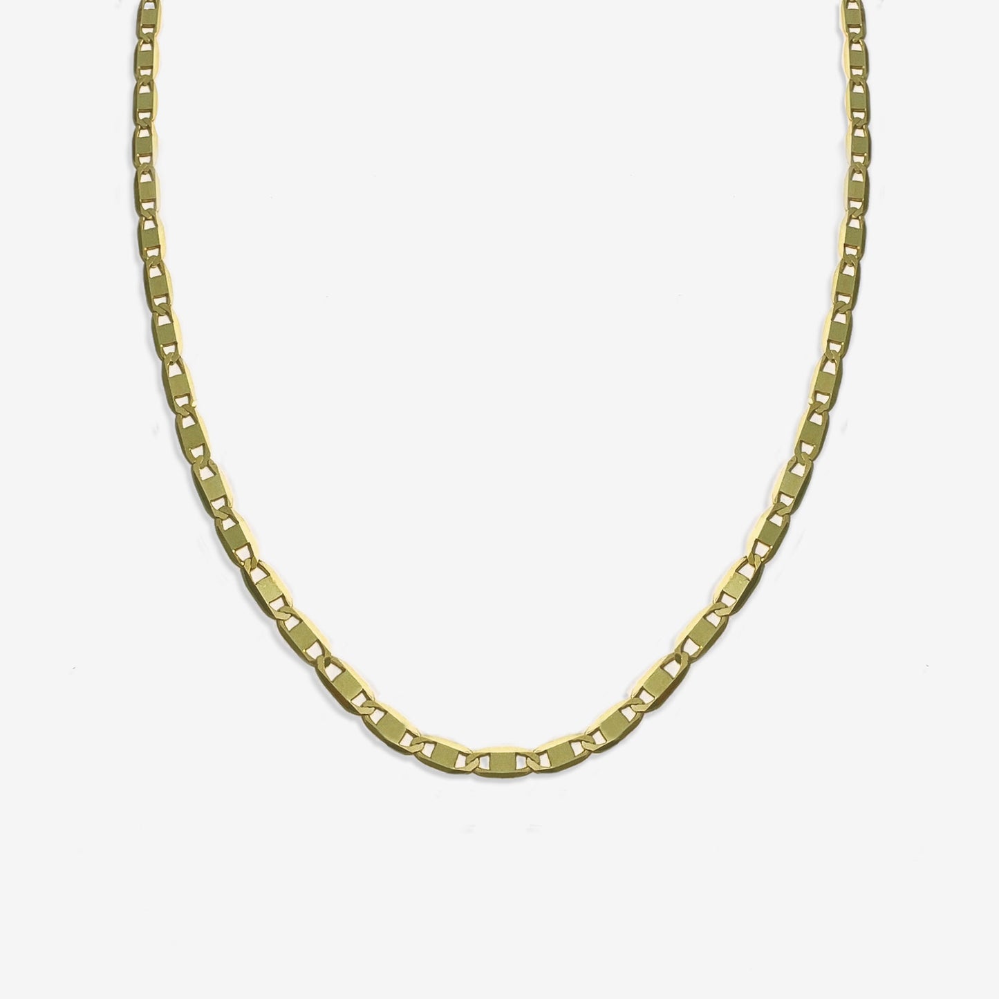 Piastrine Chain 60cm - 18ct Solid Gold