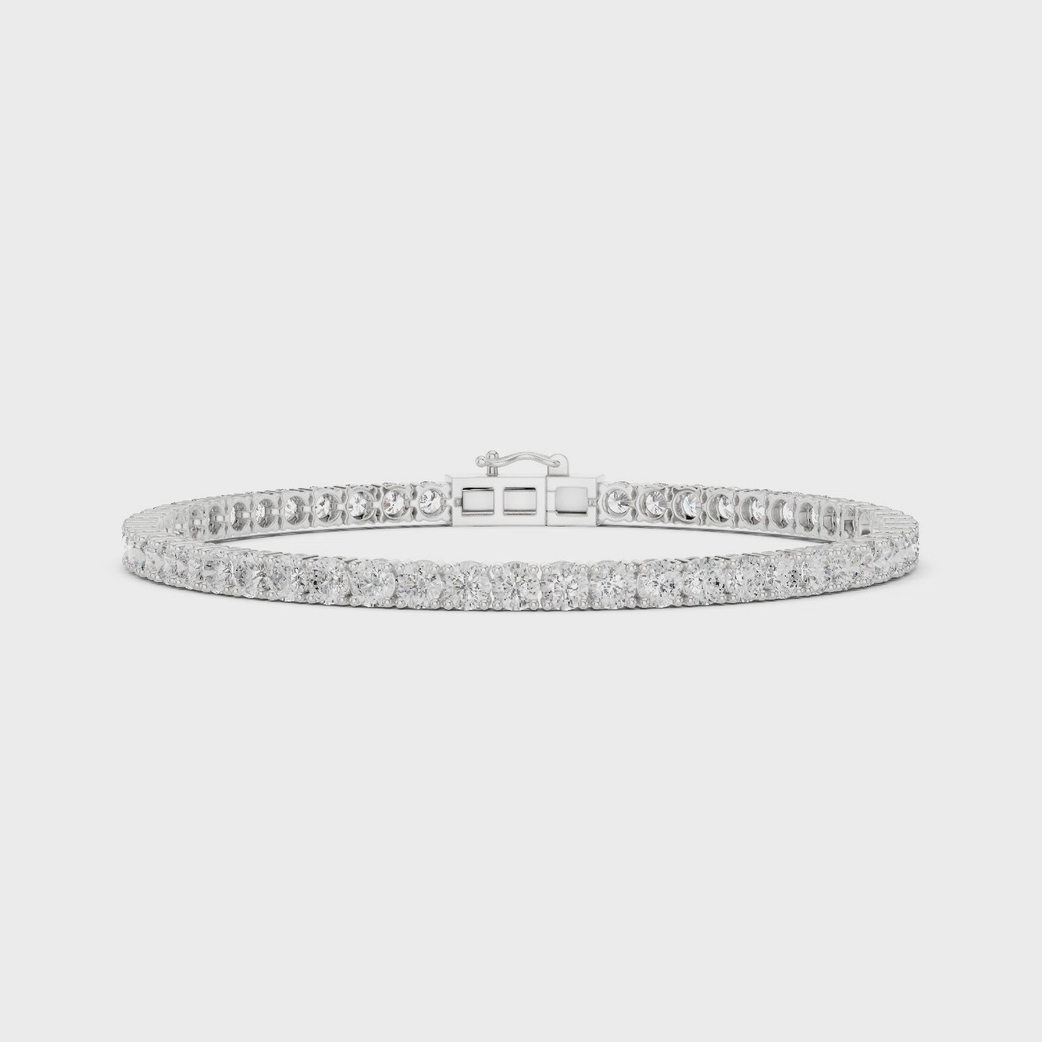 6ct Lab-Grown Diamond Tennis Bracelet