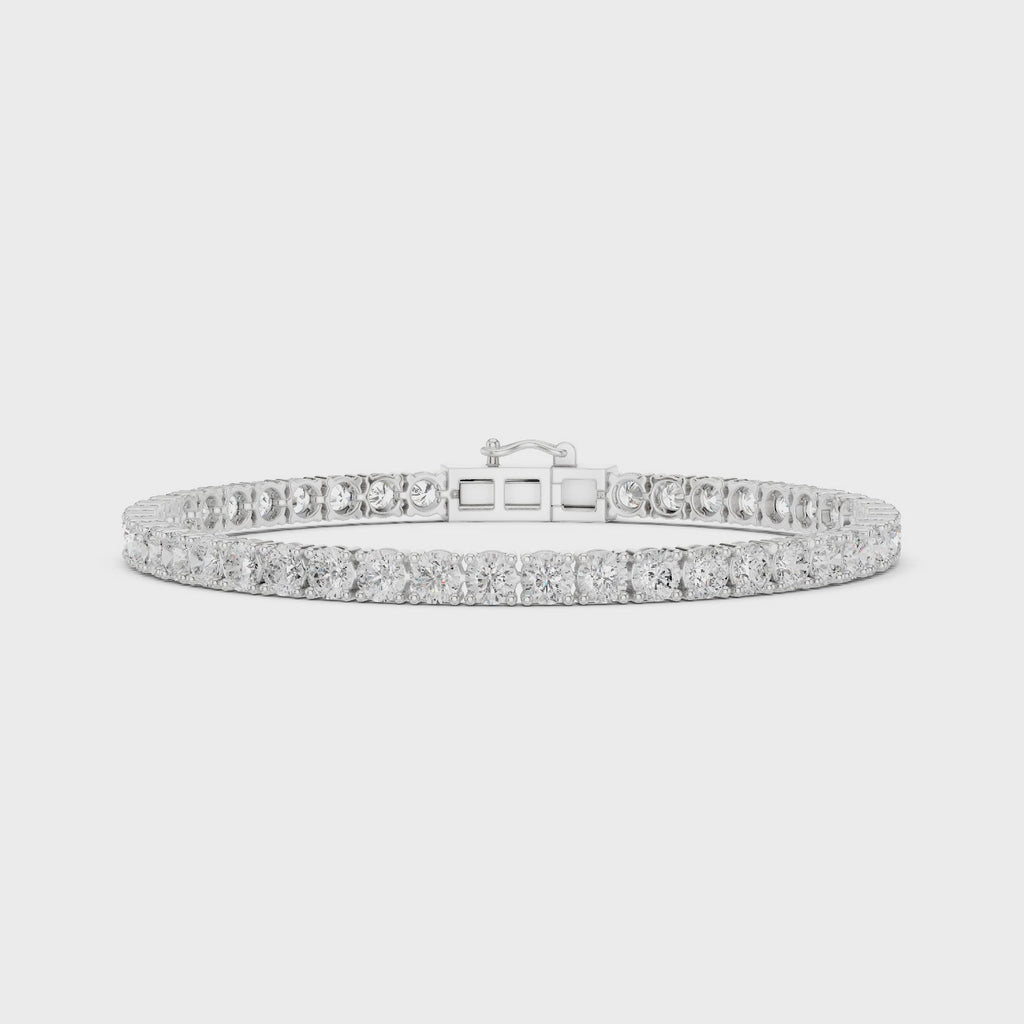 8ct Lab-Grown Diamond Tennis Bracelet