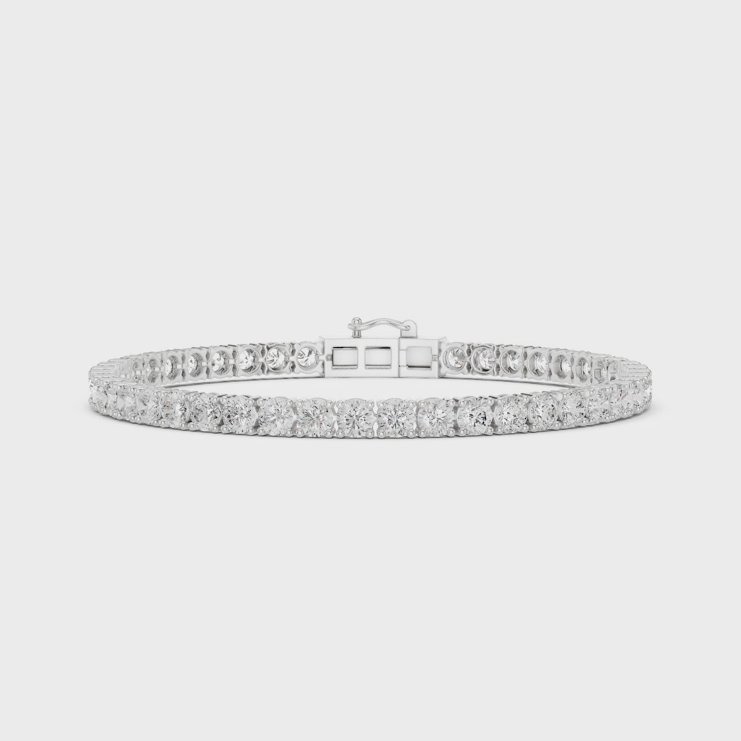 8ct Lab-Grown Diamond Tennis Bracelet