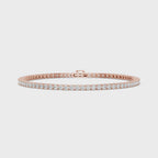 3ct Lab-Grown Diamond Tennis Bracelet