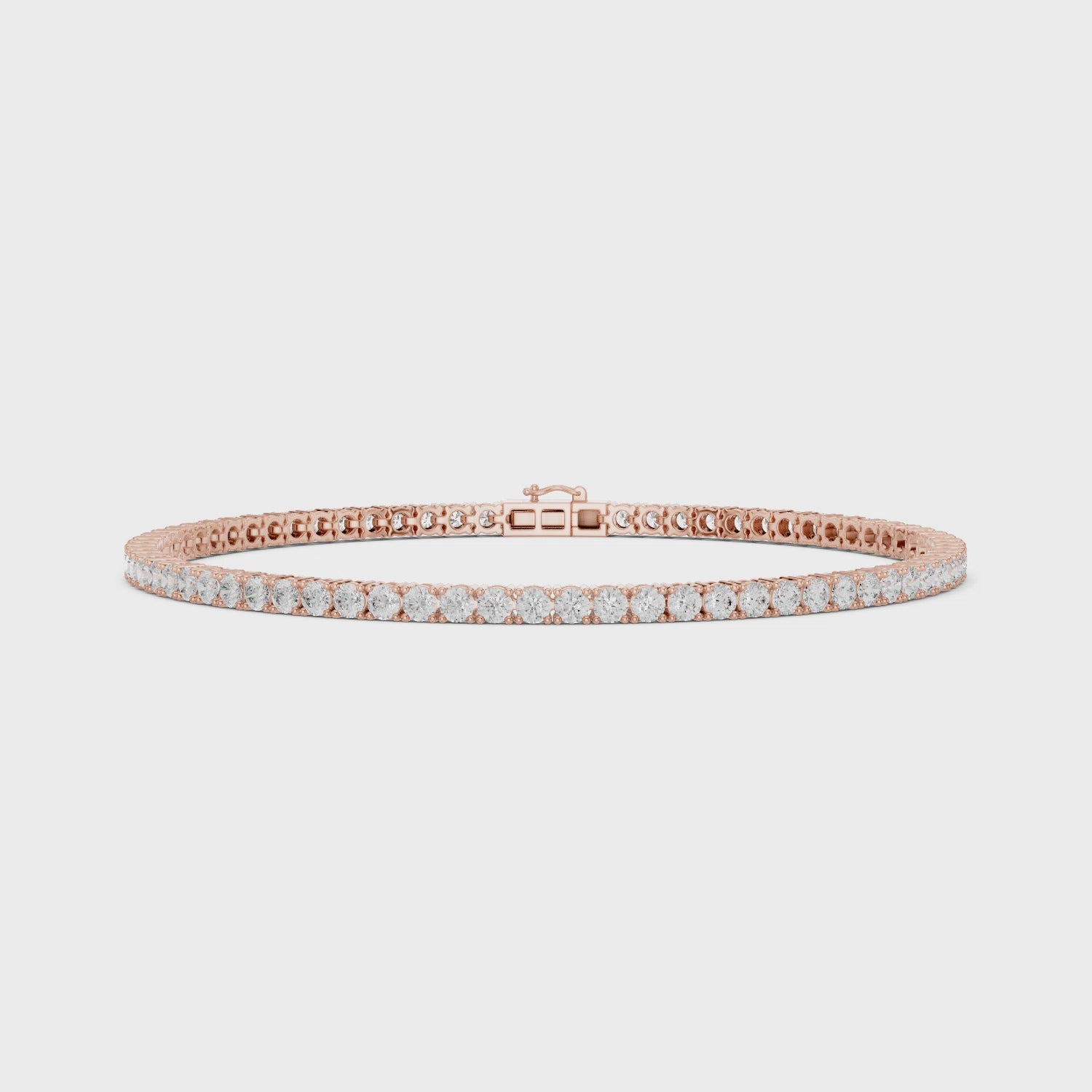 3ct Lab-Grown Diamond Tennis Bracelet