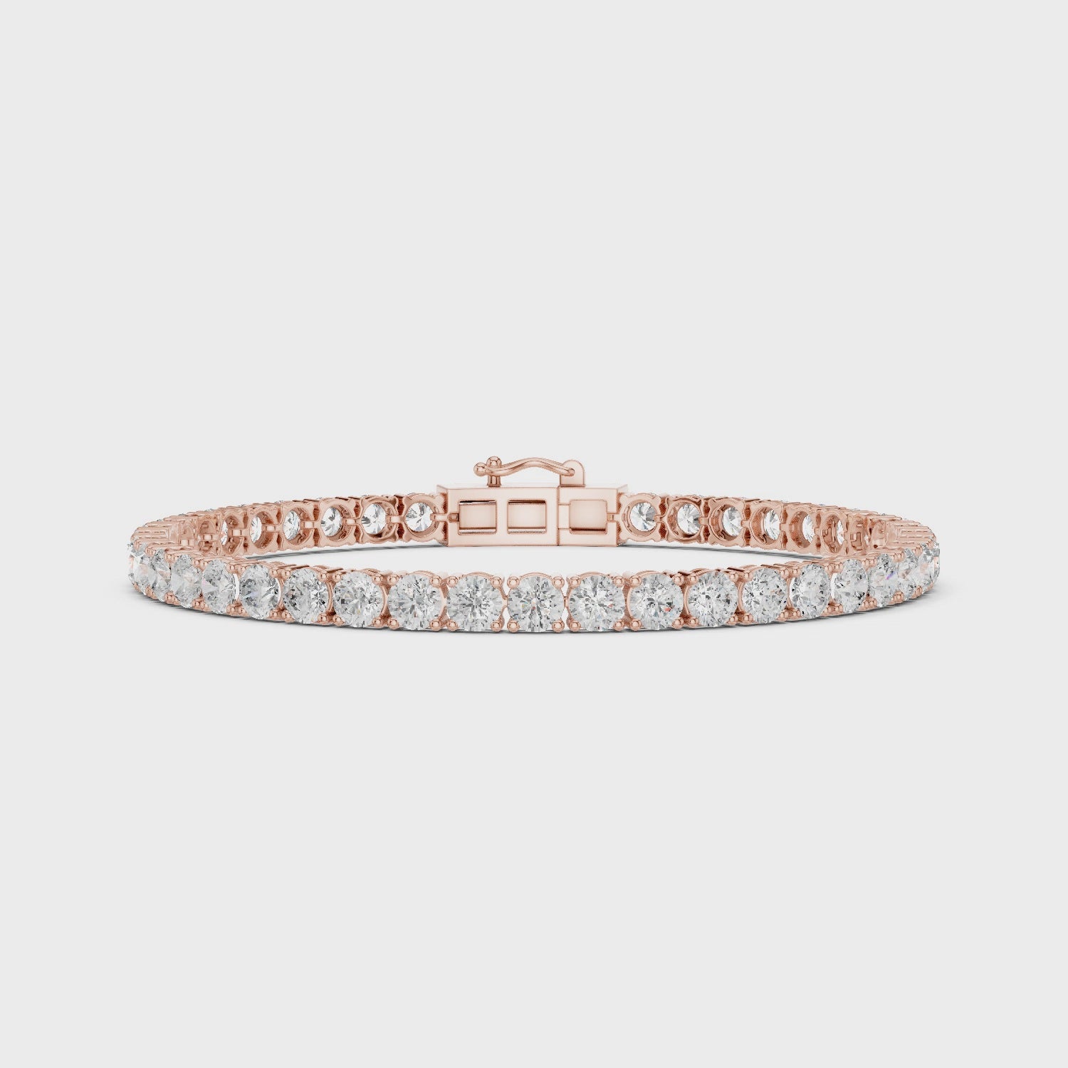 9ct Lab-Grown Diamond Tennis Bracelet