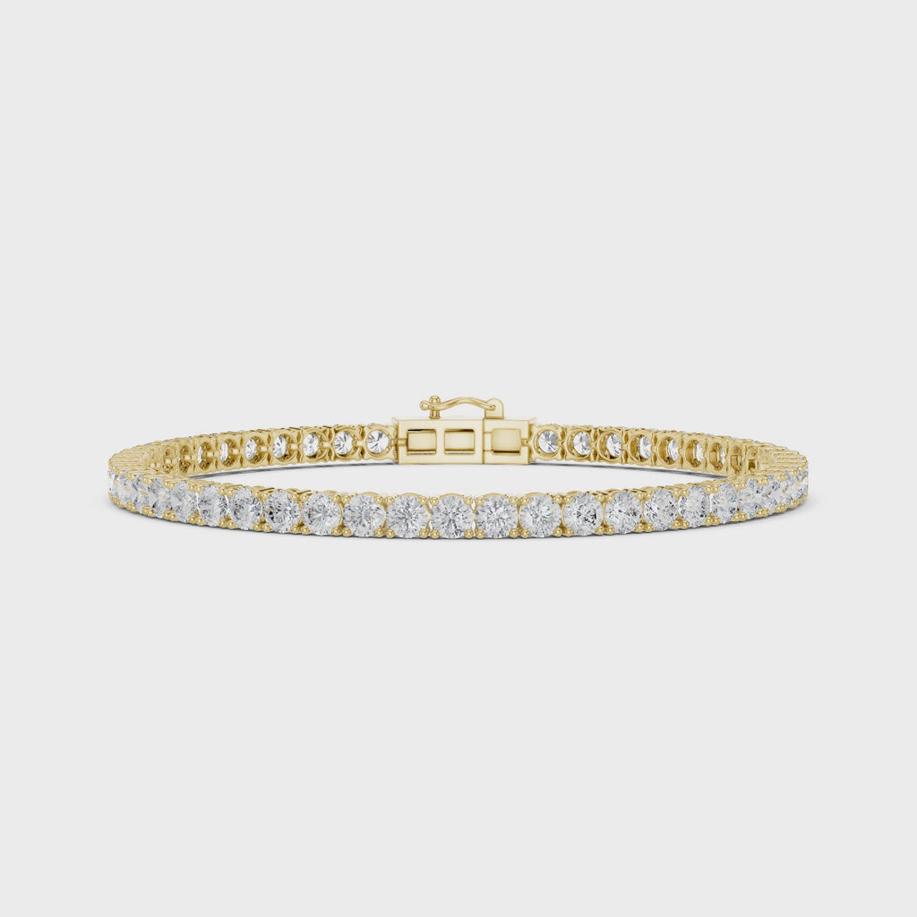 7ct Lab-Grown Diamond Tennis Bracelet