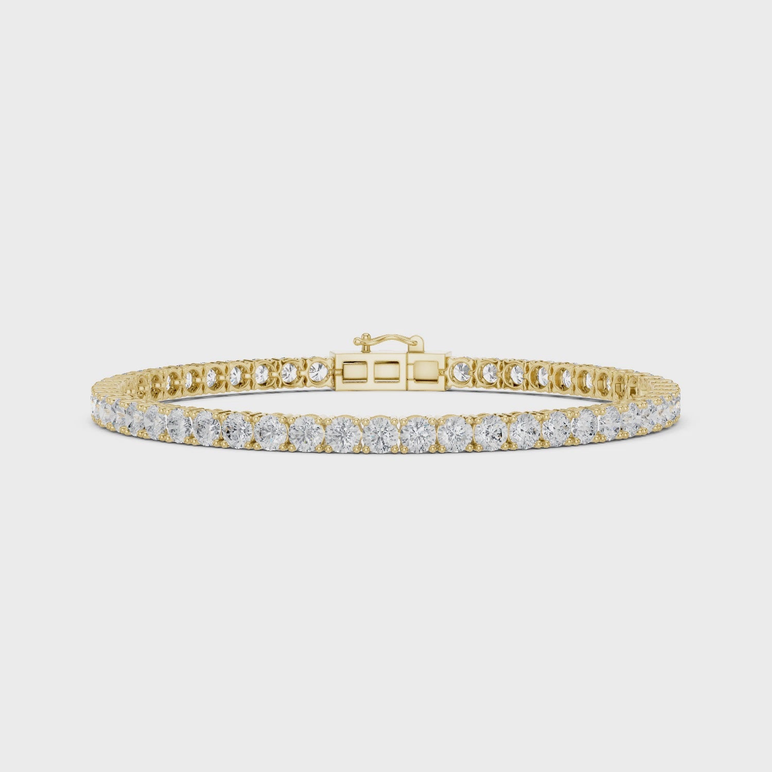 7ct Lab-Grown Diamond Tennis Bracelet