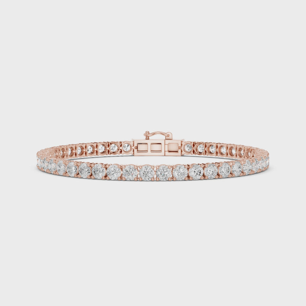 8ct Lab-Grown Diamond Tennis Bracelet