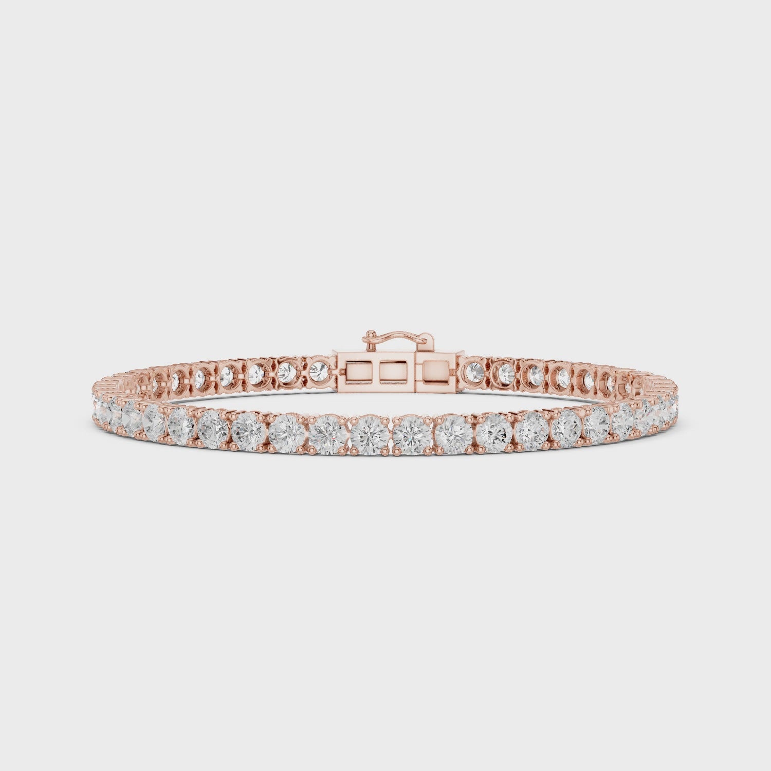 8ct Lab-Grown Diamond Tennis Bracelet