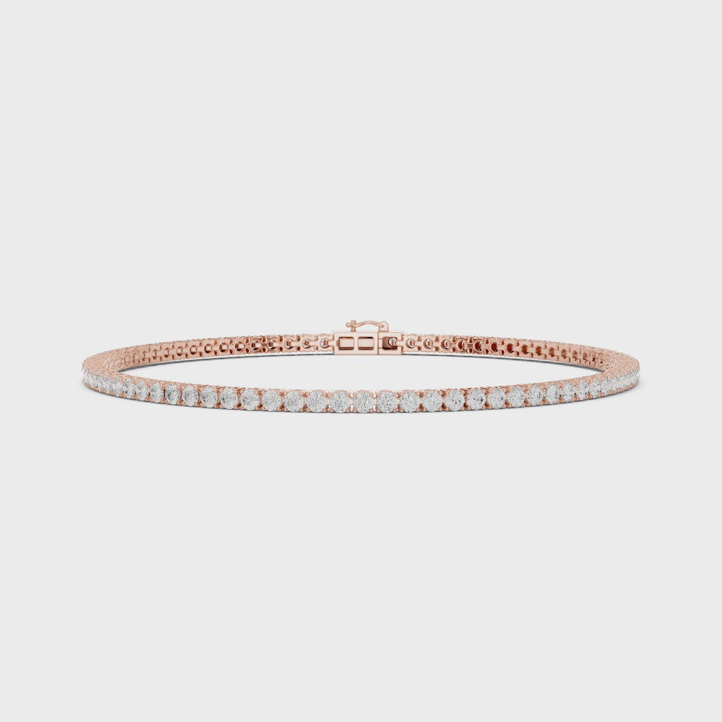 2ct Lab-Grown Diamond Tennis Bracelet