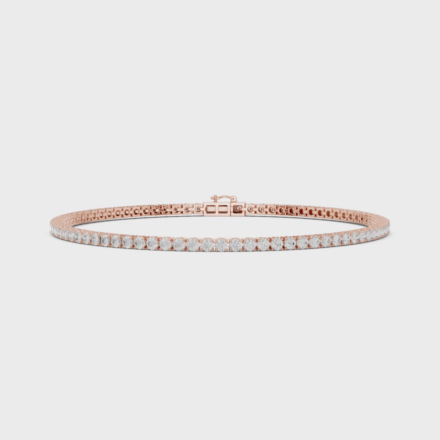 2ct Lab-Grown Diamond Tennis Bracelet