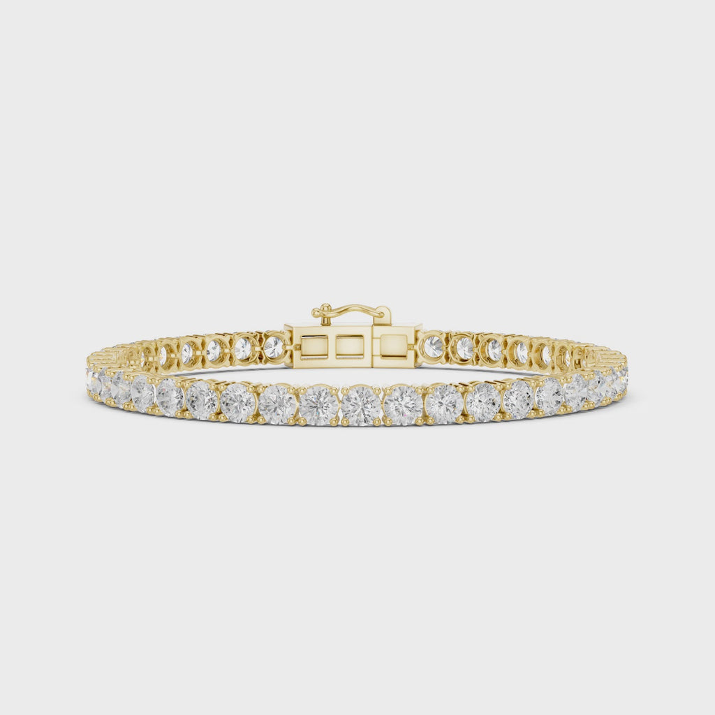 10ct Lab-Grown Diamond Tennis Bracelet