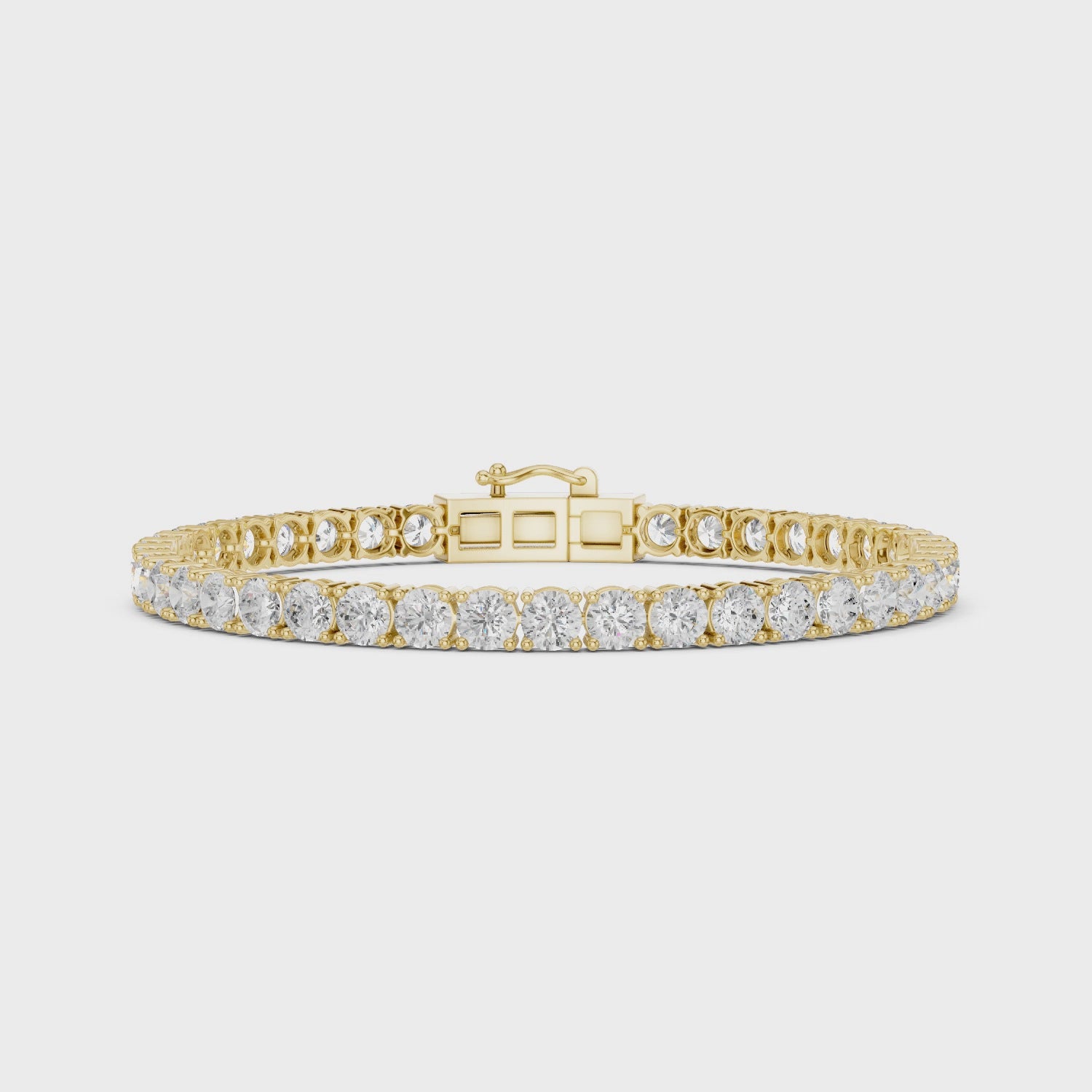 10ct Lab-Grown Diamond Tennis Bracelet