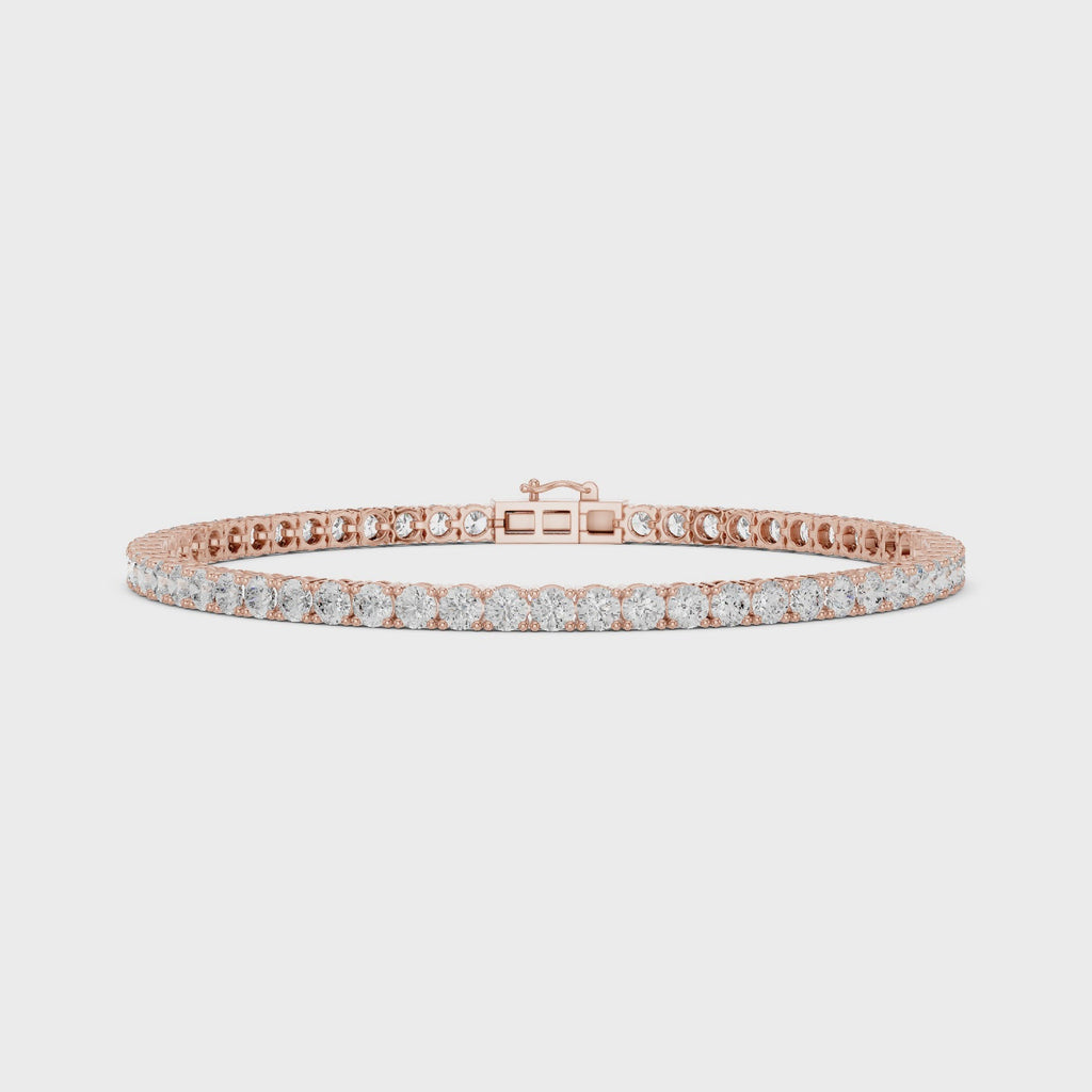 5ct Lab-Grown Diamond Tennis Bracelet
