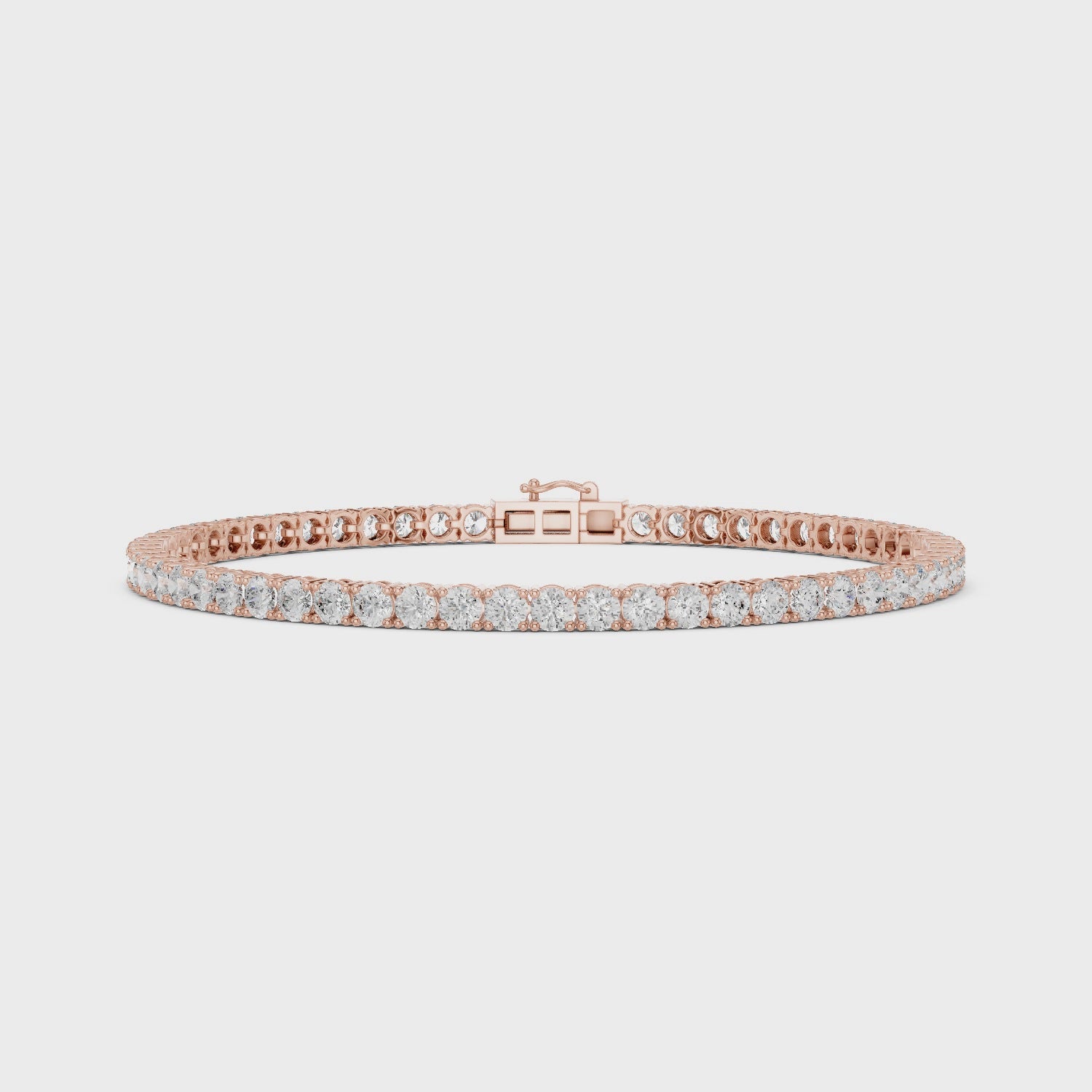 5ct Lab-Grown Diamond Tennis Bracelet