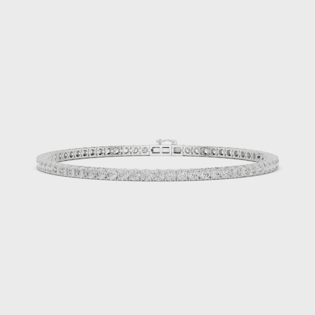 4ct Lab-Grown Diamond Tennis Bracelet
