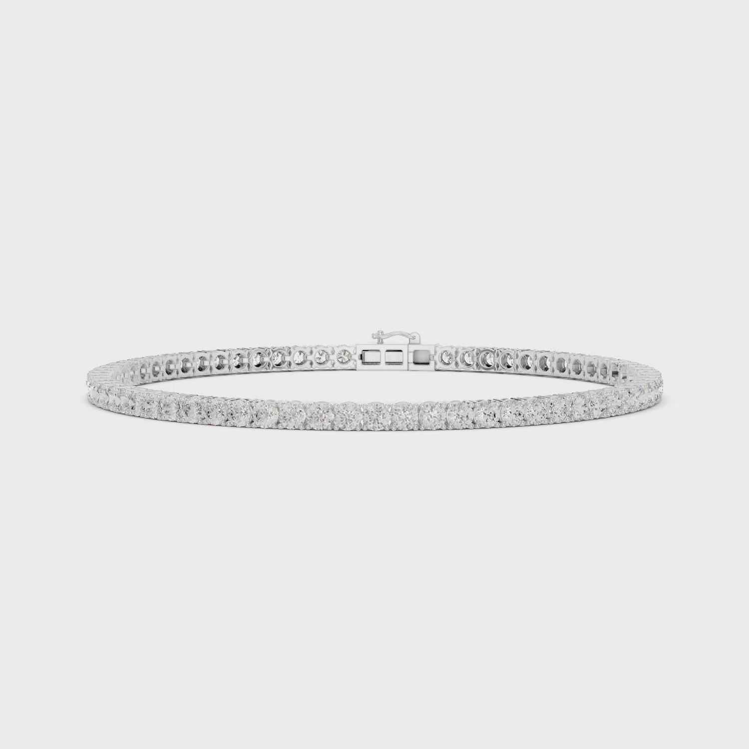 4ct Lab-Grown Diamond Tennis Bracelet