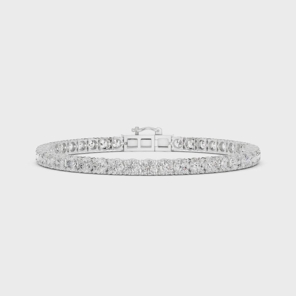 9ct Lab-Grown Diamond Tennis Bracelet