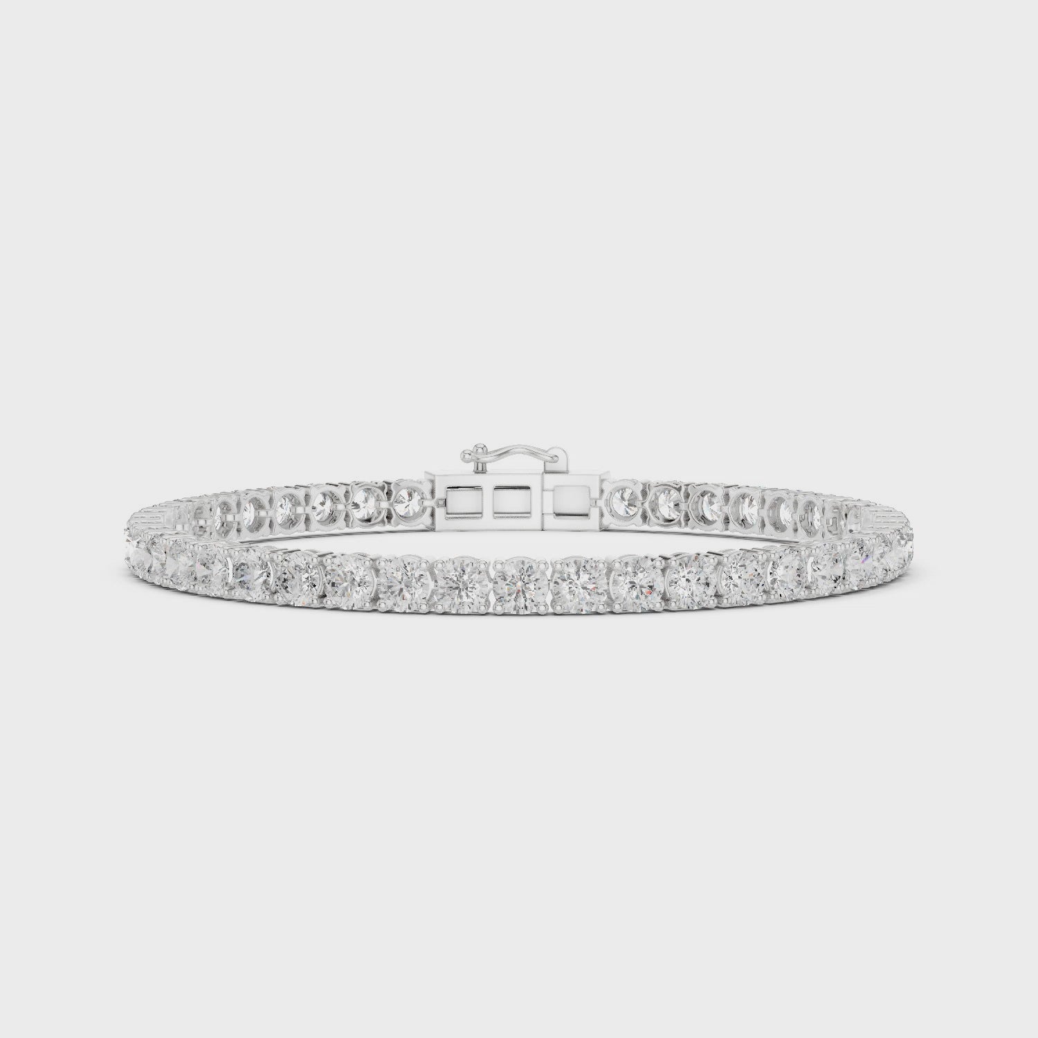 9ct Lab-Grown Diamond Tennis Bracelet