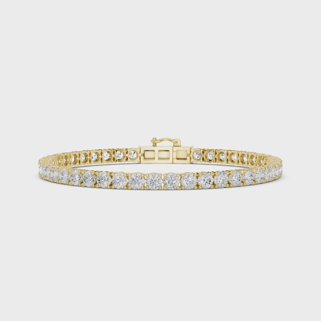 8ct Lab-Grown Diamond Tennis Bracelet