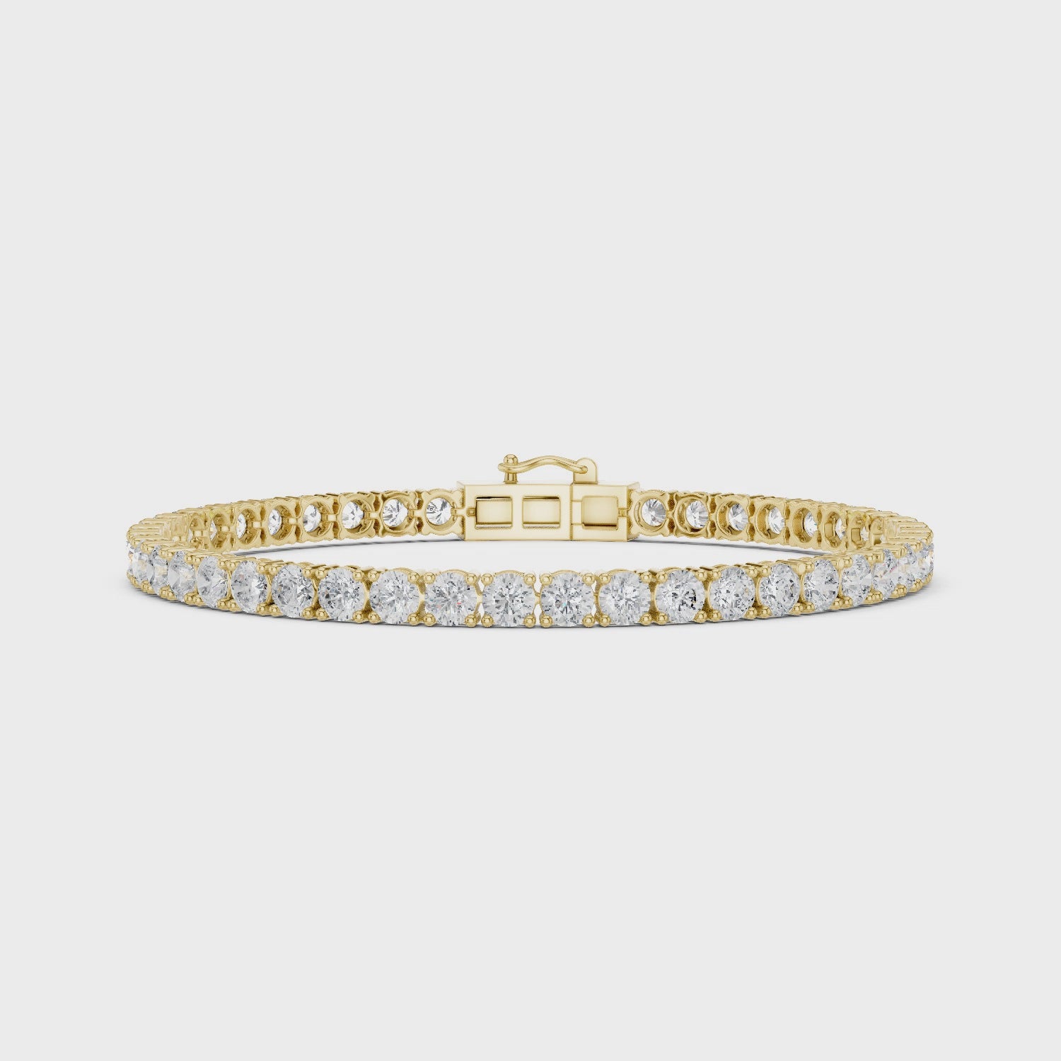 8ct Lab-Grown Diamond Tennis Bracelet