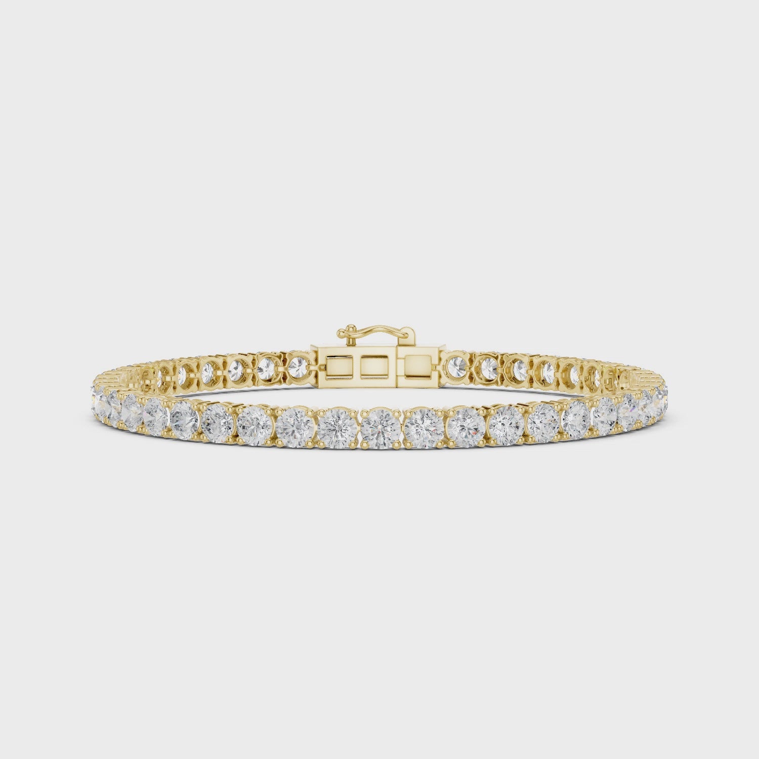 9ct Lab-Grown Diamond Tennis Bracelet