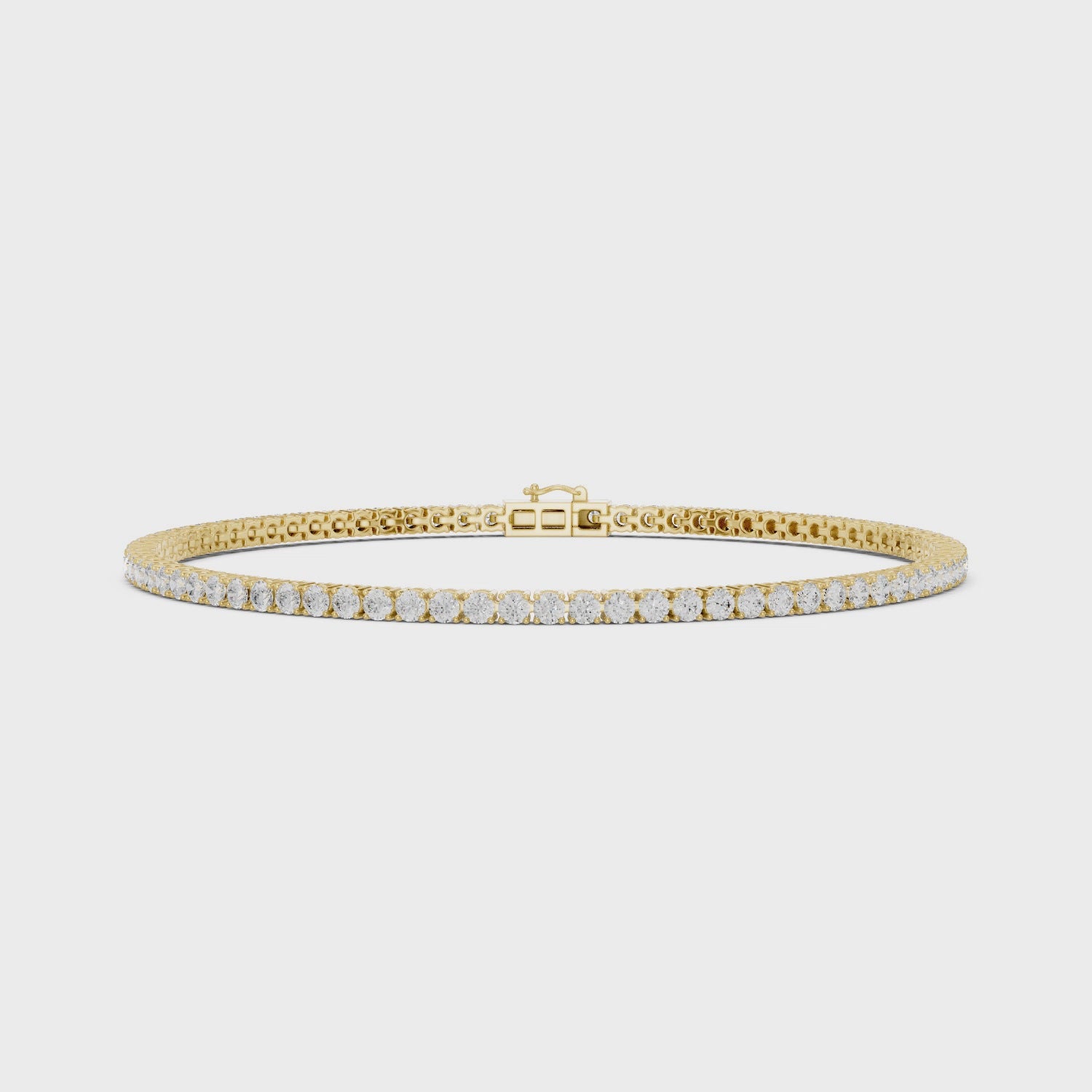 2ct Lab-Grown Diamond Tennis Bracelet