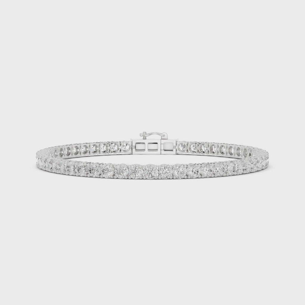7ct Lab-Grown Diamond Tennis Bracelet
