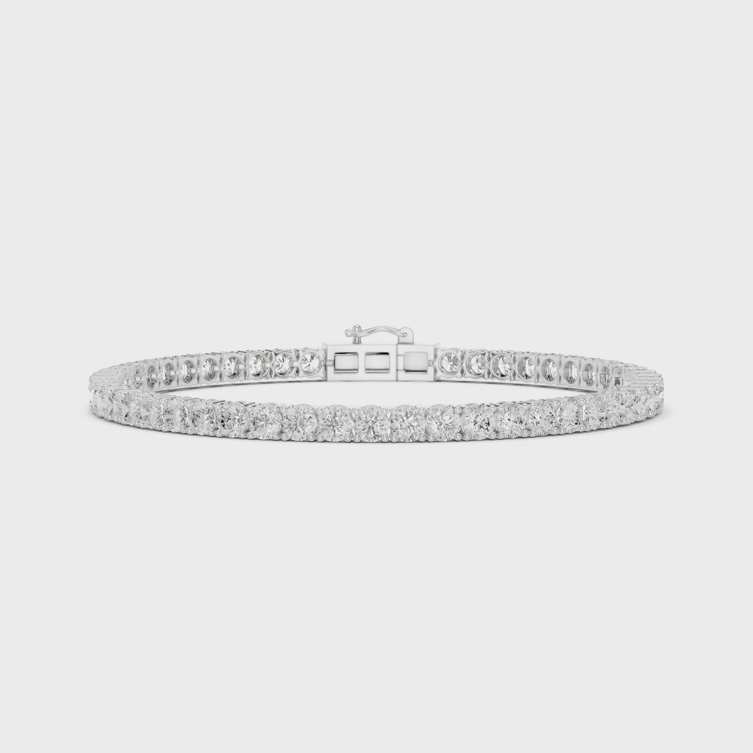 7ct Lab-Grown Diamond Tennis Bracelet