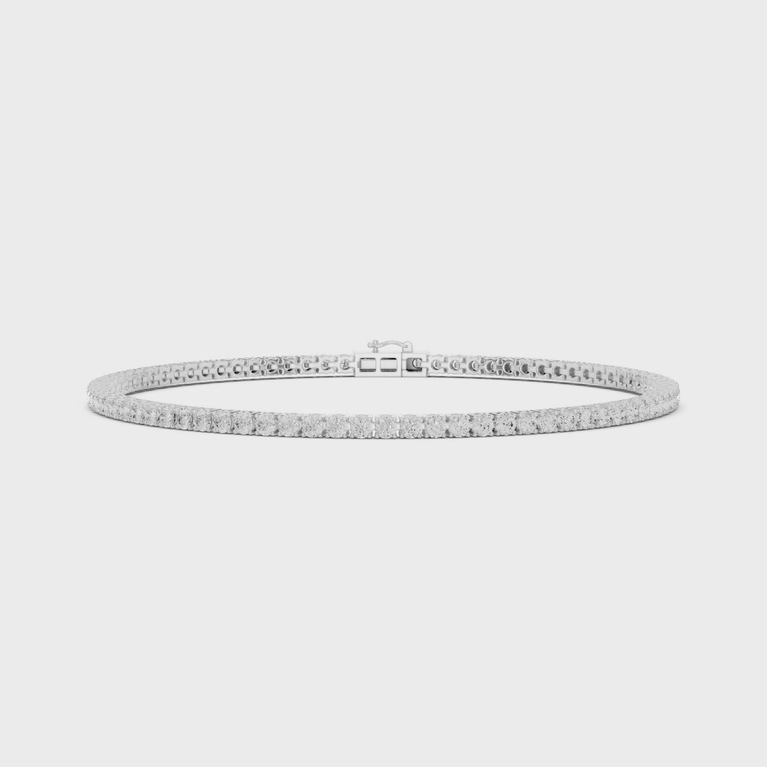 2ct Lab-Grown Diamond Tennis Bracelet