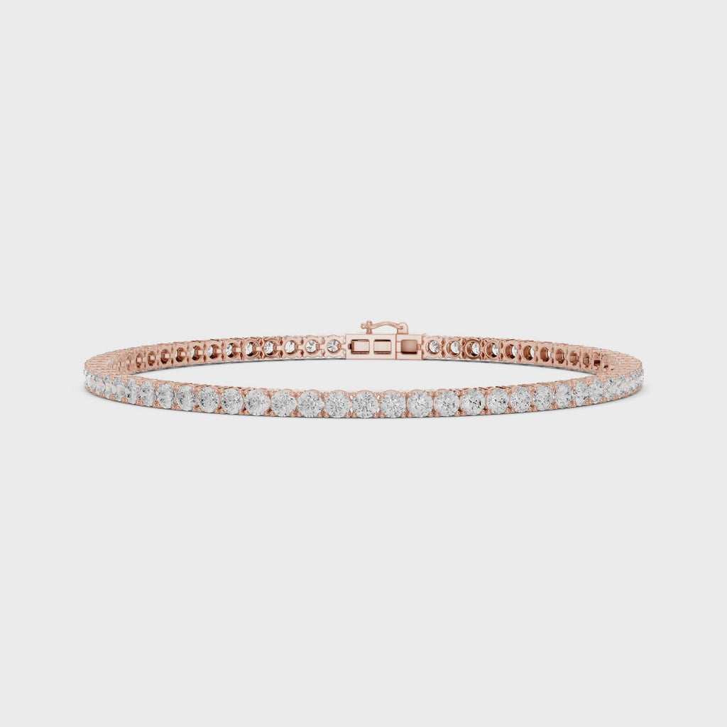 4ct Lab-Grown Diamond Tennis Bracelet
