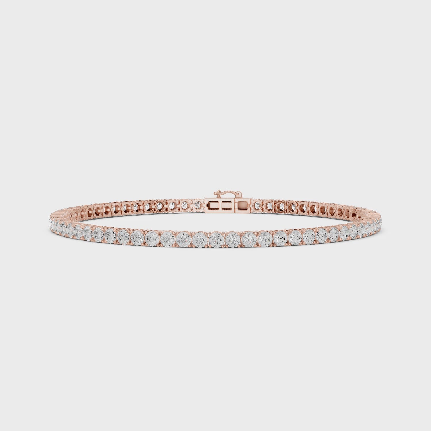 4ct Lab-Grown Diamond Tennis Bracelet