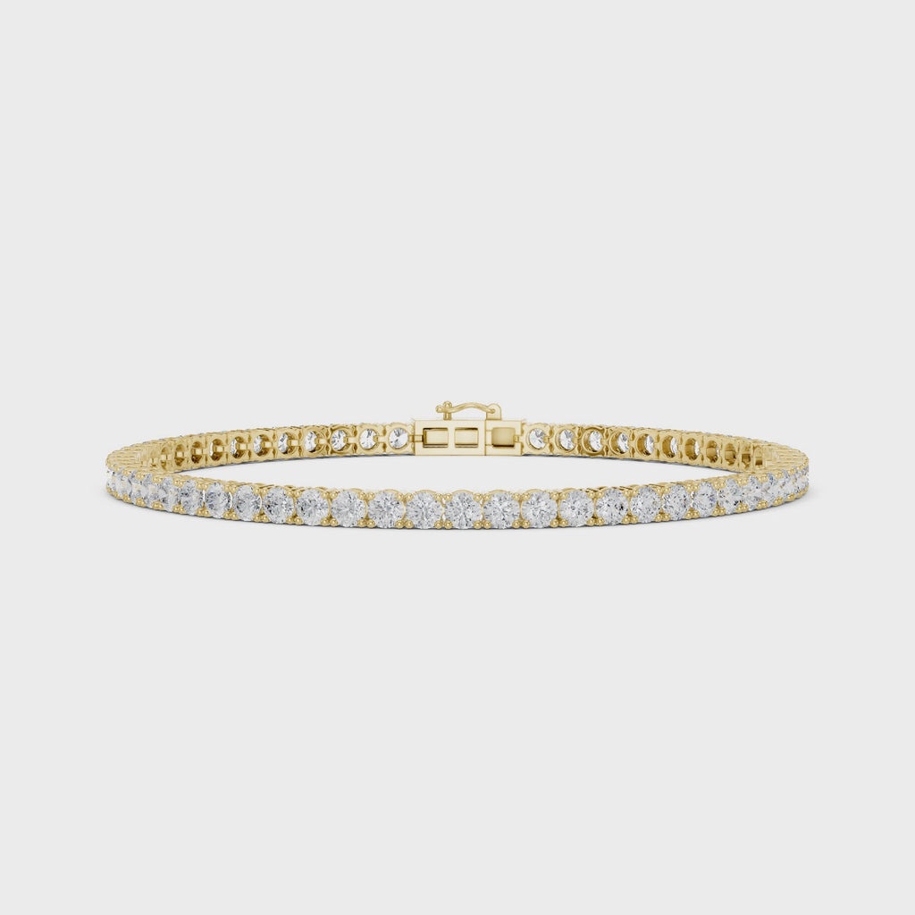 5ct Lab-Grown Diamond Tennis Bracelet