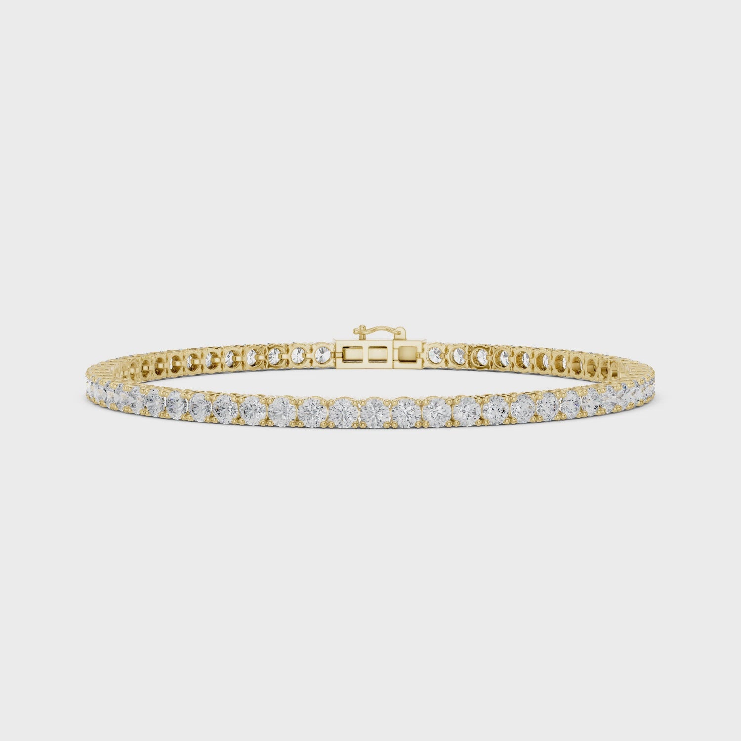 5ct Lab-Grown Diamond Tennis Bracelet