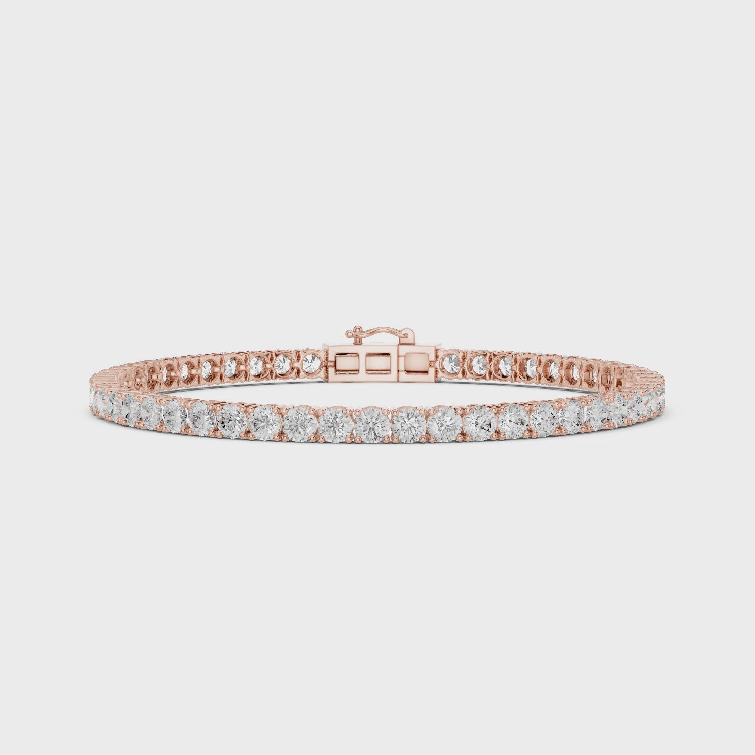 7ct Lab-Grown Diamond Tennis Bracelet