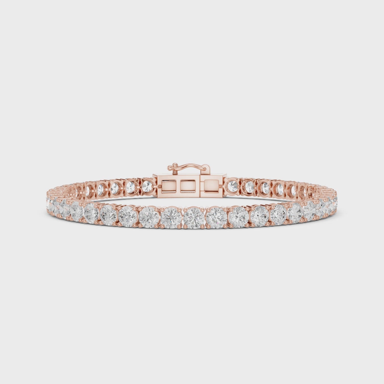 10ct Lab-Grown Diamond Tennis Bracelet