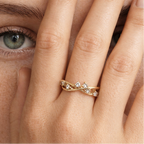 Lab-Grown DiamondRound Cut Ring - 9ct Yellow Gold (Copy)