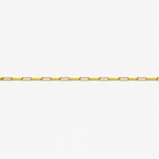 Gold chain on a white background