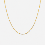 Singapore Chain 45cm - 18ct Solid Gold