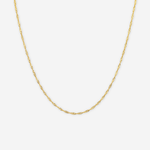 Singapore Chain 45cm - 18ct Solid Gold