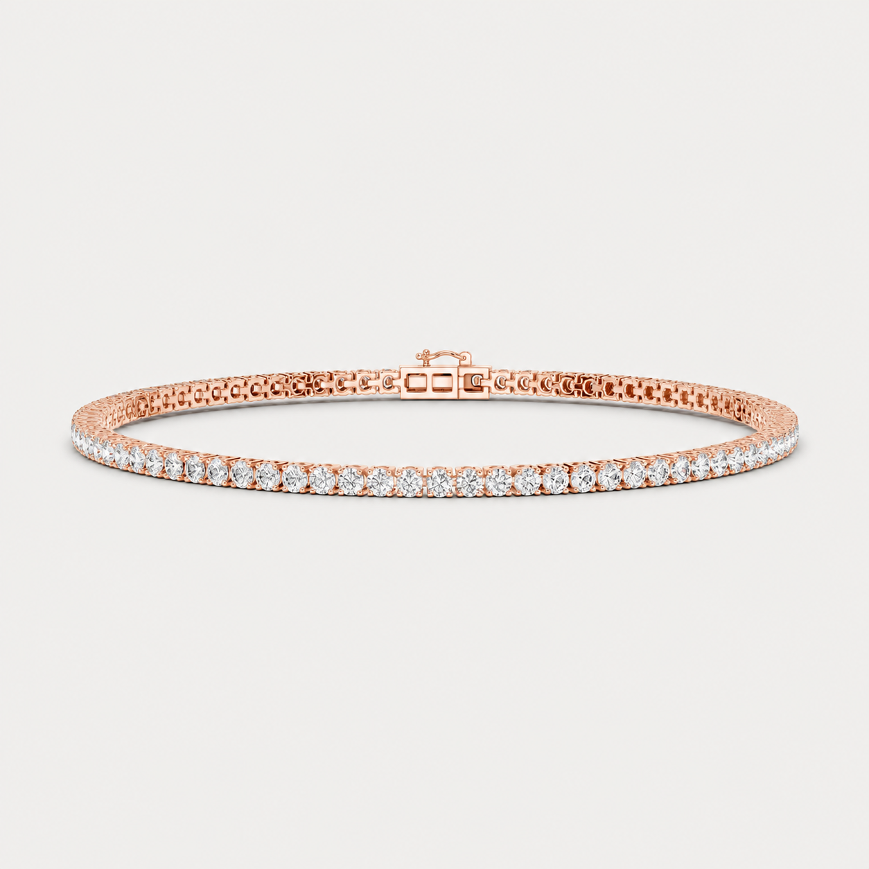 2ct Lab-Grown Diamond Tennis Bracelet