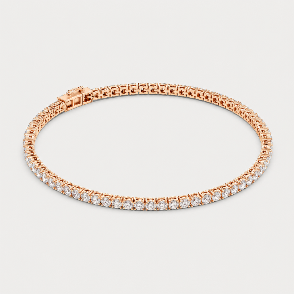 2ct Lab-Grown Diamond Tennis Bracelet