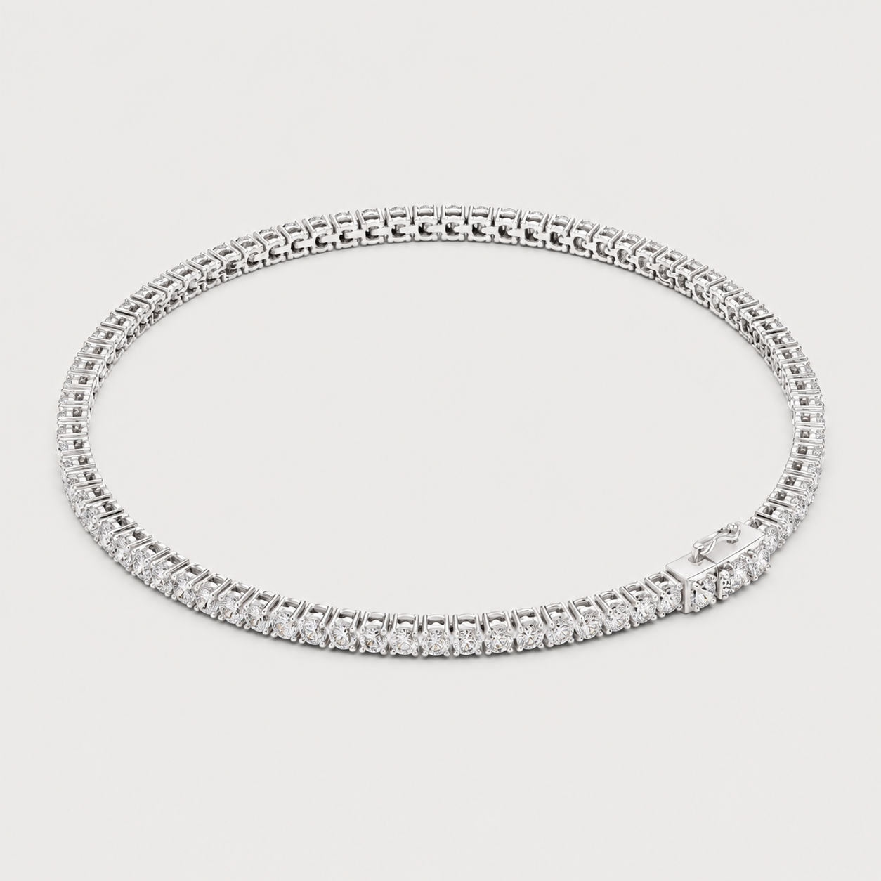 2ct Lab-Grown Diamond Tennis Bracelet