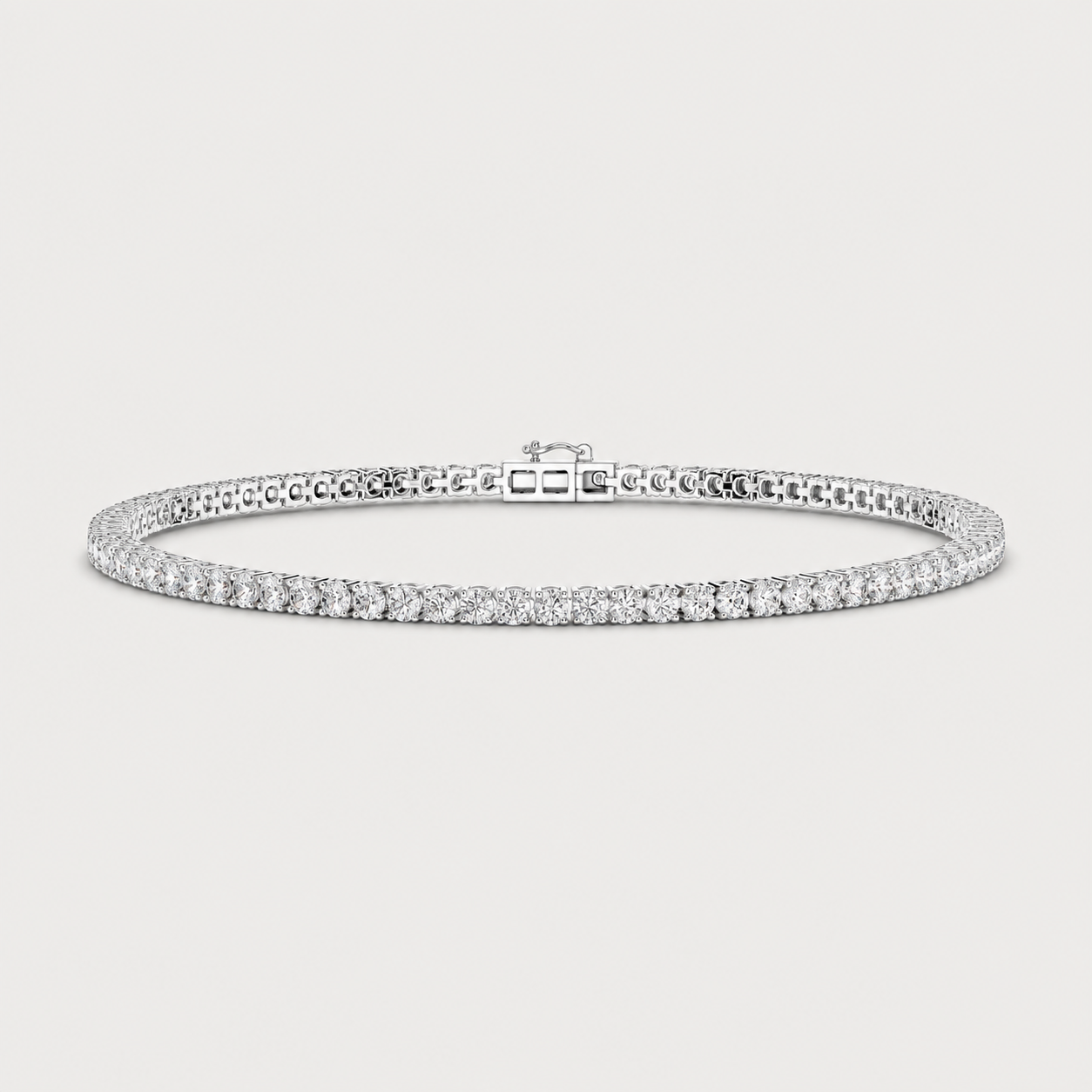 2ct Lab-Grown Diamond Tennis Bracelet