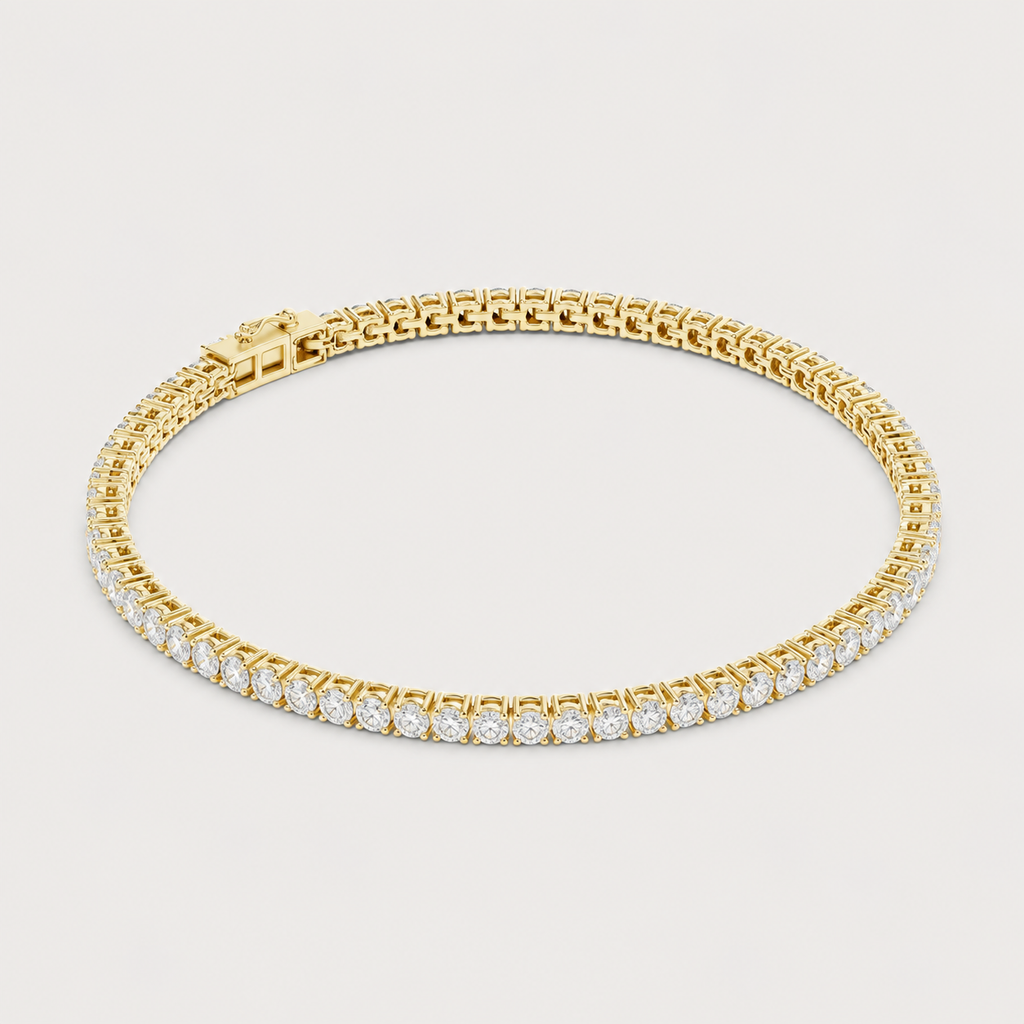 2ct Lab-Grown Diamond Tennis Bracelet