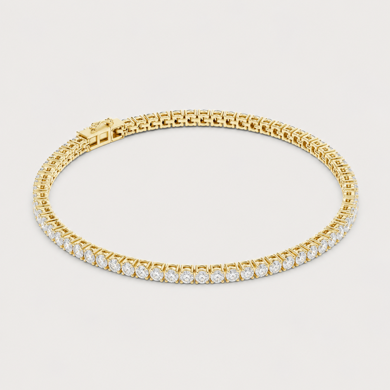 2ct Lab-Grown Diamond Tennis Bracelet