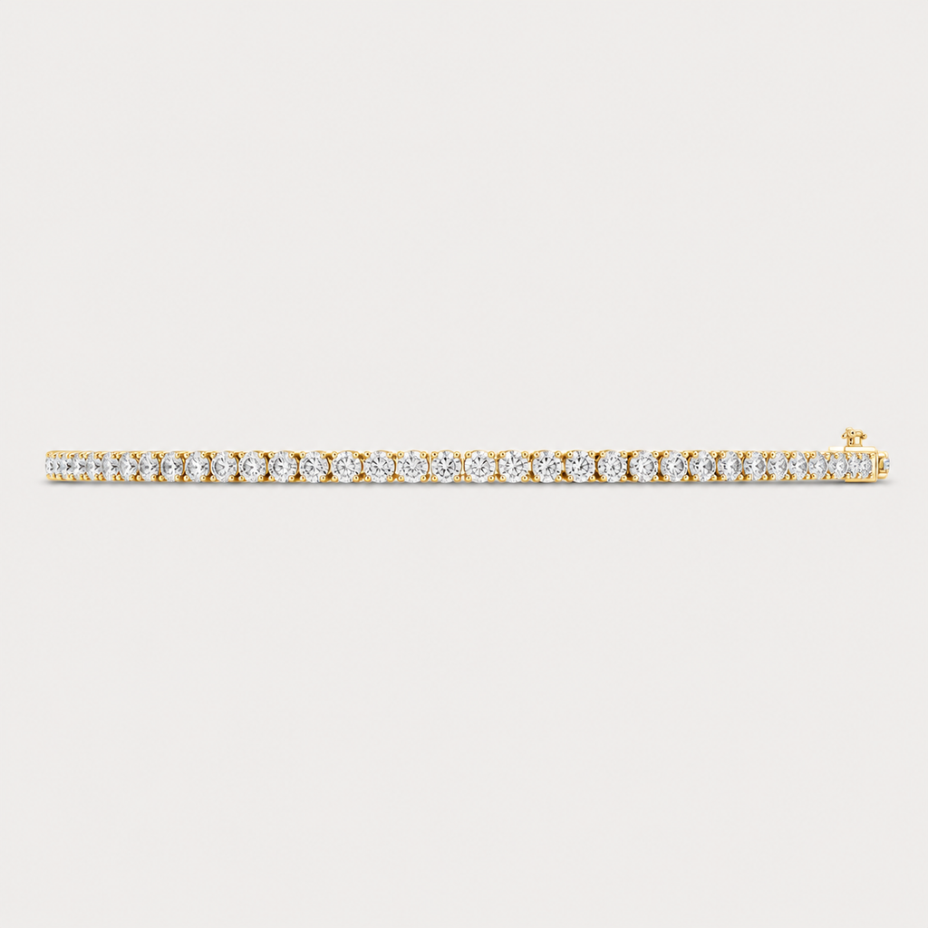 2ct Lab-Grown Diamond Tennis Bracelet